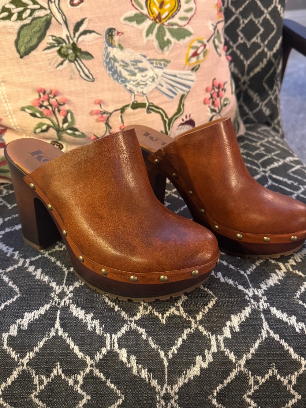 Korks Auburn Platform Clog, Size 7